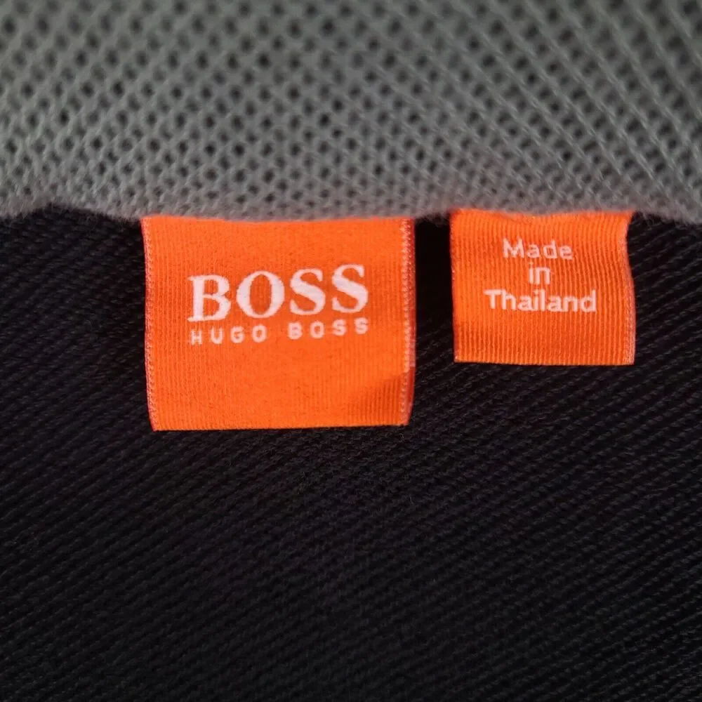 Boss Hugo Track‎ Jacket Mens Medium Black Full Zip